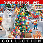 Rudolph The Red-Nosed Reindeer Christmas Town Village Collection With Super Starter Set